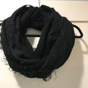 Black infinity scarf